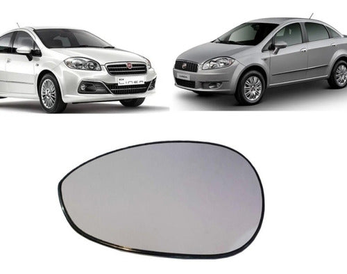 Fitam Mirror Glass Plate with Base Fiat Linea 2009/2016 C 0