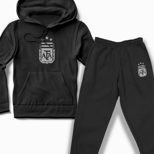Kids' Argentina National Team Hoodie and Joggers Set 9
