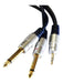 Audio Mini Plug Stereo Cable X 2 Plug Braided. Puresonic 0