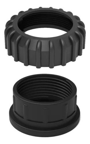 Vulcano 1 1/2 Black Nut, Bushing & O-Ring Set for 6-Way Multi-Valve 0