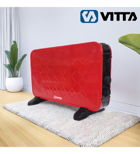 Vitta Convector Electrico C/Thermostat 1000/2000W 3