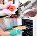 2 Magic Silicone Sponge Gloves Kitchen Pet All-Purpose 1