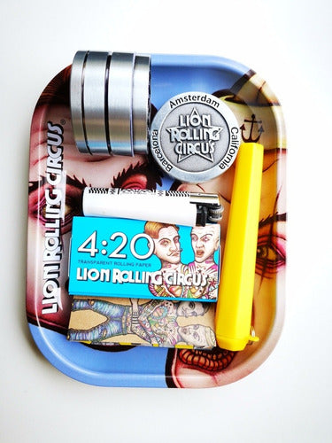 Lion Rolling Circus Grinder 4p Clipper Papers Kit 3