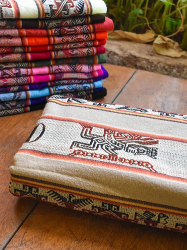Pack of 2 Aguayo Norteño Inca Blankets 1.15 x 1.15 45