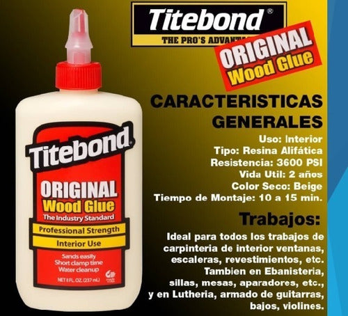 Titebond Original N 1 473ml 16 Oz Wood Glue 1