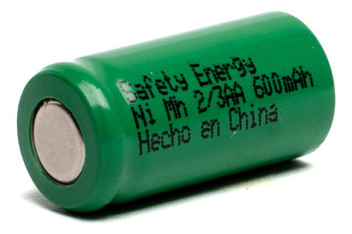 Safety Energy Rechargeable Battery 2/3 AA, Ni-MH, 600mAh 0