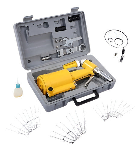 Goplus Pneumatic Hydraulic Pop Rivet Gun Kit 0