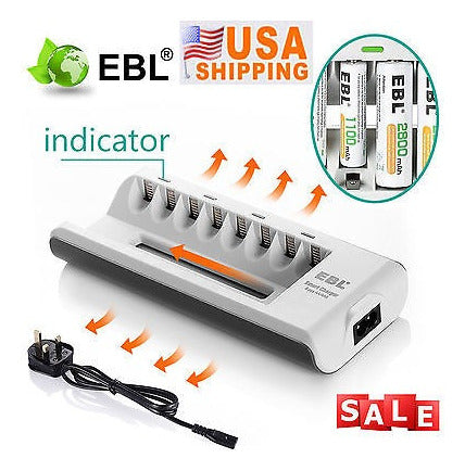 Cargador De Batería Universal Para Aa Aaa Ni-mh Ni-cd Recarg 1