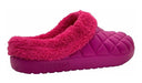 Faraon Pantufla Zueco Hornito Corderito Mujer Fucsia 2