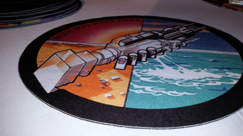 Pink Floyd Slipmat Paño Suave Espuma Scratch Profesional 3