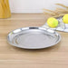 Generic Round Stainless Steel Platter 32cm 4