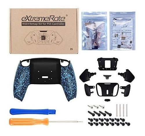 eXtremeRate 4 Extra Buttons for PS5 Controller Textured Blue 2