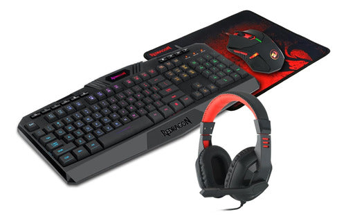 Redragon Teclado Raton Pad Gamer Metalico 1