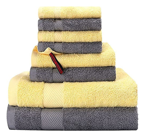 SEMAXE Soft Absorbent Cotton Bath Towel Set 0