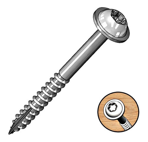 Milescraft 1 1/2 Inch Torx Screws 38mm X 100 Units 3