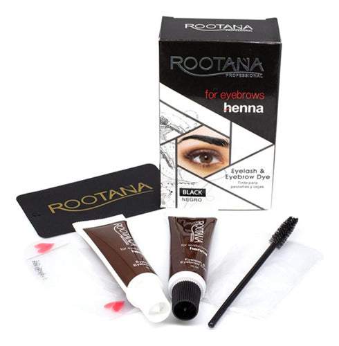 Makiaj Henna Makeup for Eyebrows and Lashes - Brown/Black Shades 0