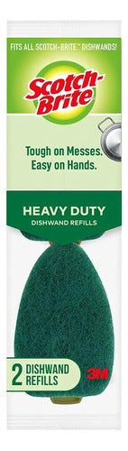 3M Scotch-Brite Heavy Duty Dishwand Refills, Pack of 2 0