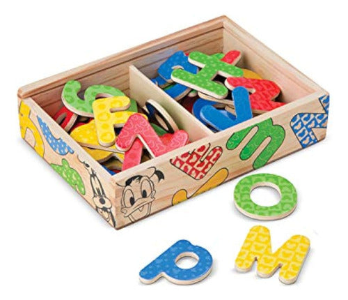 Melissa & Doug Disney Wooden Alphabet Magnets 0