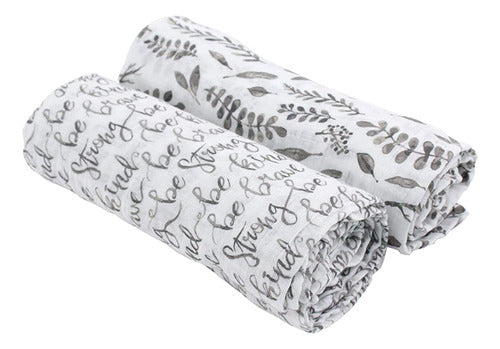 Bebe Au Lait Classic Muslin Baby Swaddle Set - Just Be And L 0