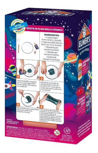 Elmer's Cosmic Glow Slime Kit - 4 Pieces Arts and Crafts 2