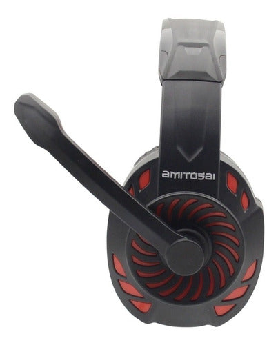 Gaming Combo: Over-Ear Surround Sound Headphones + PC Adapter 3
