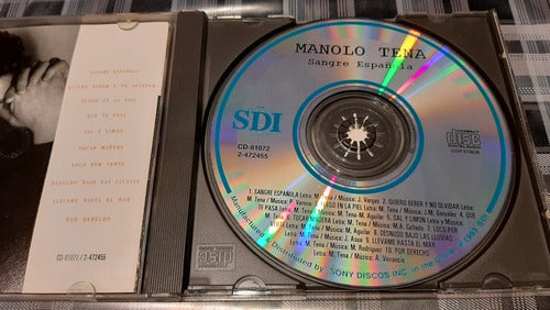 Manolo Tena - Sangre Española - Cd Importado Usa 1993 5