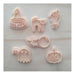 Ceramic Cookie Stamps Markers Set Halloween Terror - Pack of 6 1