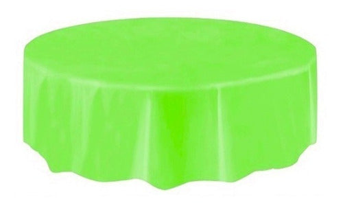 Miramar Plásticos 1 Disposable Plastic Round Tablecloth 1.55mts 1