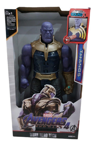 Muñeco Thanos  Luz Y Sonido Alternativo 30cm En Caja Nuevo 1