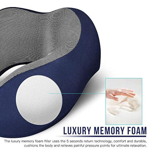 Mlvoc Travel Pillow Memory Foam Neck Pillow 3