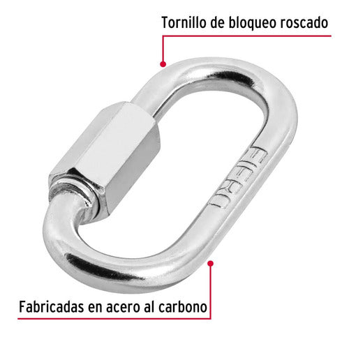 Fiero Bandola De Acero Con Seguro BSE-3/16 Carga 300 Kg 1