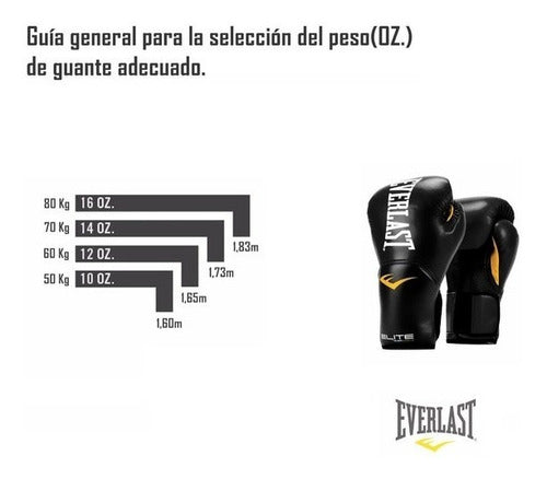 Everlast Boxing Gloves Pro Style 2 for Kickboxing and MMA Training 12
