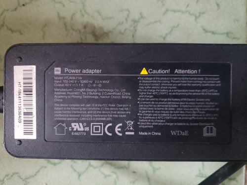 Power Adapter 42v 1.7a 1