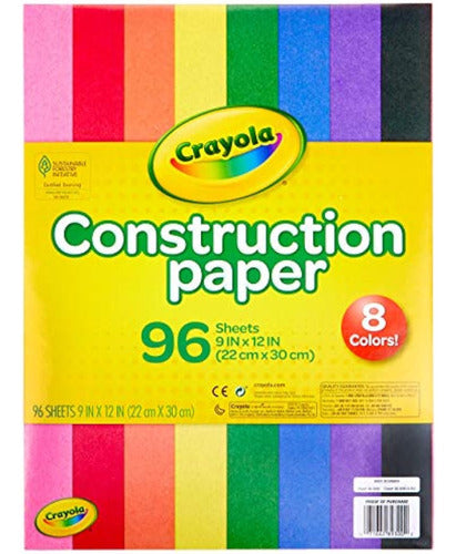 Crayola - Construction Paper 9 X 12 0