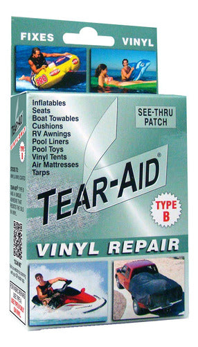 Kit De Reparo Tear-aid Tear-aid Repair Airhead Vinyl, Pacote 0