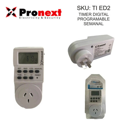 Timer Digital Programable Temporizador Enchufable 1