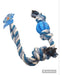 SMILY PETS Tug Toy Rope Ball Rubber for Medium Dogs 2