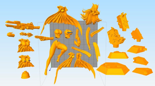 Digimon Beelstarmon +Bust +NSFW 3D Printing STL File Pack 1