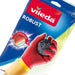 Vileda Strong Cleaning Gloves 3 Layers High Resistance Latex Gloves 4