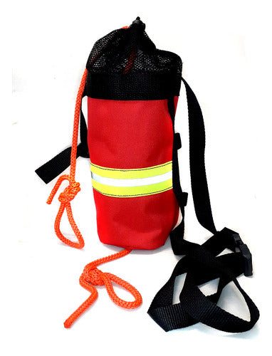 Bolso De Rescate Acuático Con Red Negra Y Cabo Flotante 27mt 3