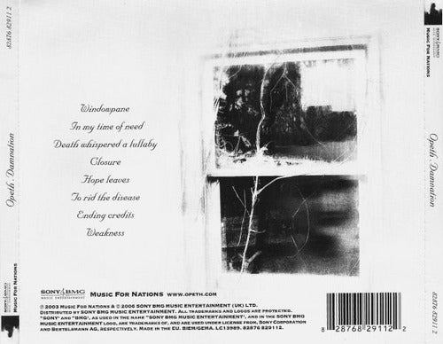 Opeth Damnation CD Album - Opeth Damnation Cd Album