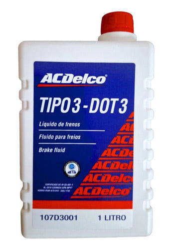 ACDelco DOT 3 Type 3 Brake Fluid - 1 Liter 0