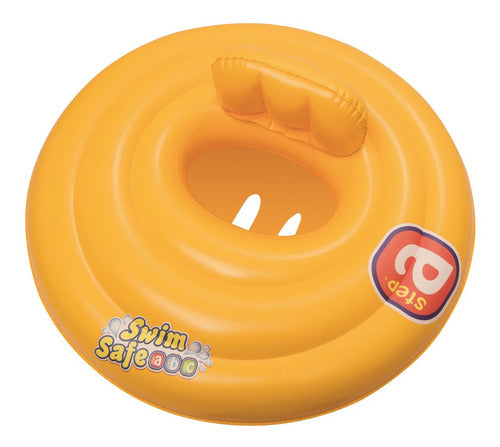 Bestway 32096 Inflatable Baby Swim Seat for Pool with Triple Ring Design - Safe and Durable 1