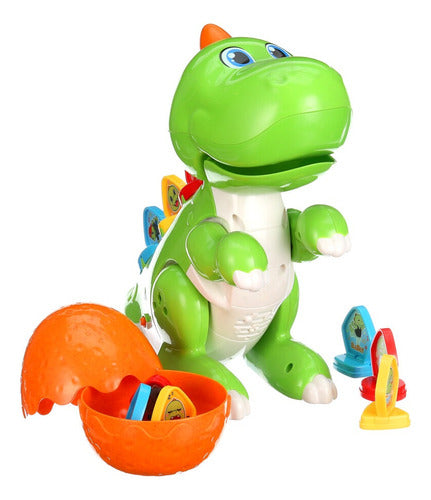 Dino Babysaurio Habla Camina Baila Luz Musica Educativo 30cm 2