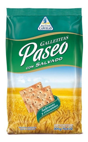 Pack of 3 Cream Salt Cookies 250-300g - Paseo Gallet 0