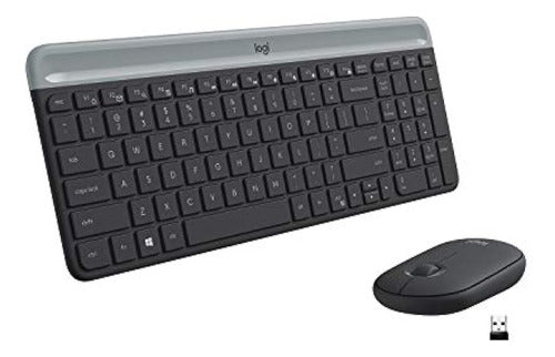 Logitech Combo Inalámbrico Mk470 Slim - Grafito 0