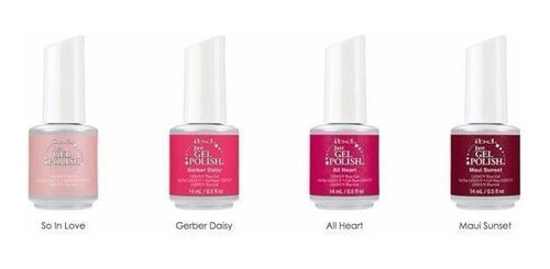 IBD Gel Combo 4 Semi-Permanent Nail Polishes for UV/LED Lamps 1