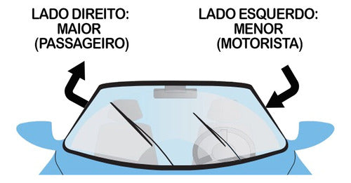 Haste Braço Limpador Para-brisa: Honda Fit 09/14 - Esquerdo 2