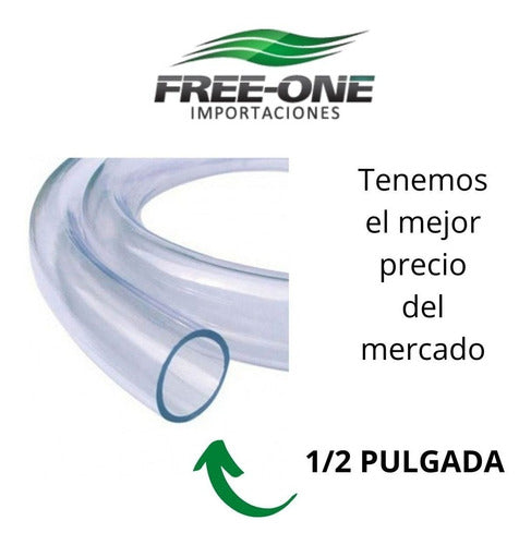 Freeone Transparent Hose 1/2 Inch (25m) 1