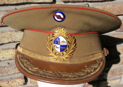 Gorra General Y Presidente Rou  1930/40s Ejercito Uruguay 0